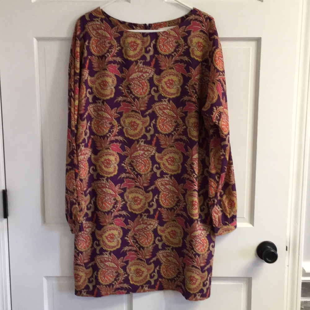 Beautiful Ann Taylor Loft paisley print dress